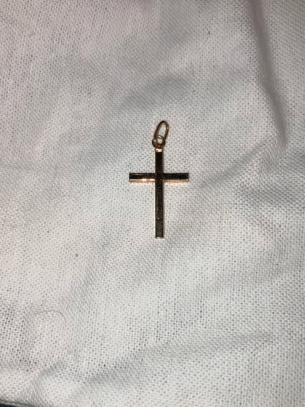 10K Gold Cross Pendant